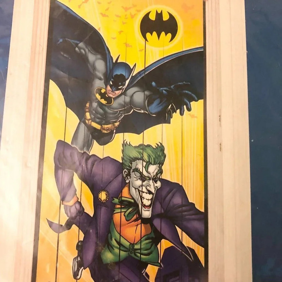 Vintage Batman  Walk Through Doorway Curtains Hallmark Party Express - Picture 5 of 14